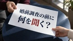 婚前調査の前に本人へ何を聞く？結婚生活の疑問を整理する質問例