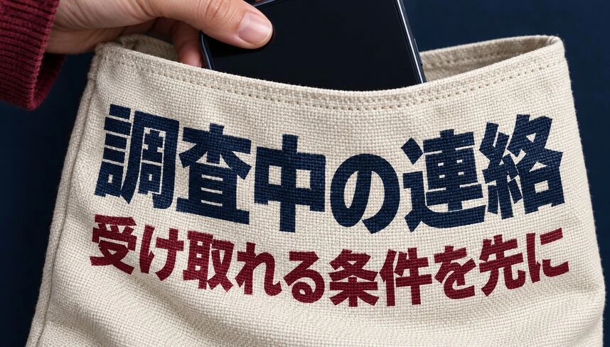 浮気調査中の連絡はどう決める？受け取れない時間と返信待ちの確認点