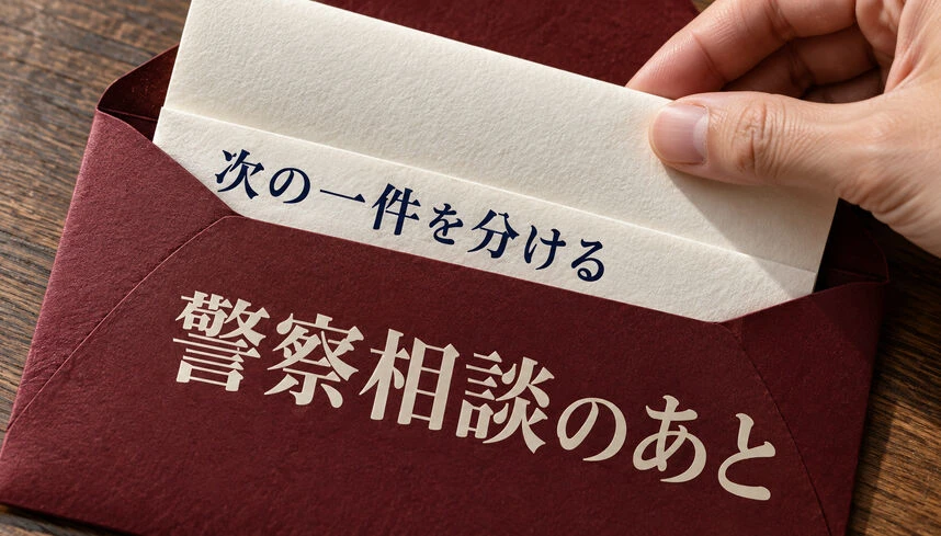 ストーカー被害で警察に相談した後は？安全確認と探偵への相談の分け方