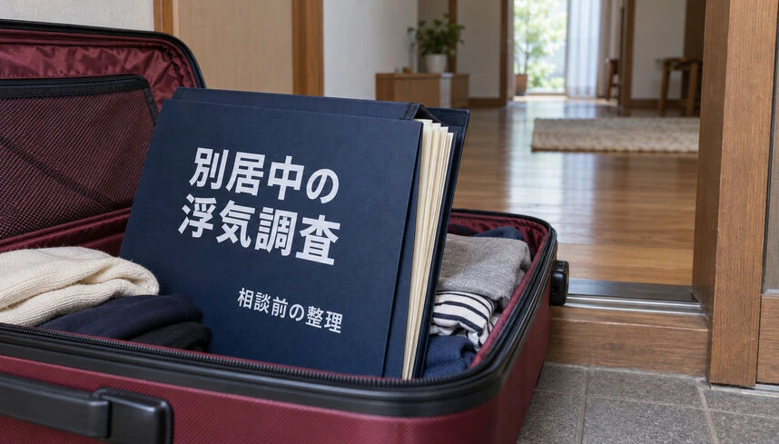 別居中の浮気調査はどう相談する？経緯と確認時期の整理