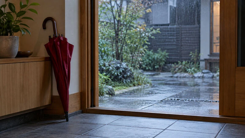 雨だけで日程を決めない