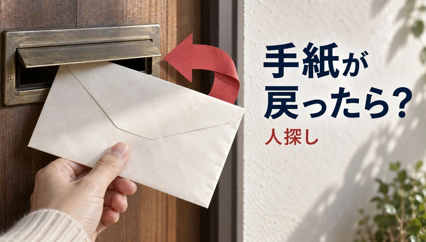 戻ってきた手紙と人探し