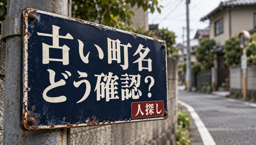 人探しと古い町名の確認