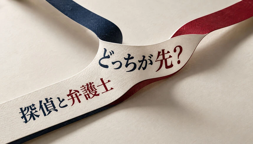 探偵と弁護士はどっちが先？浮気の相談先を選ぶ分岐表