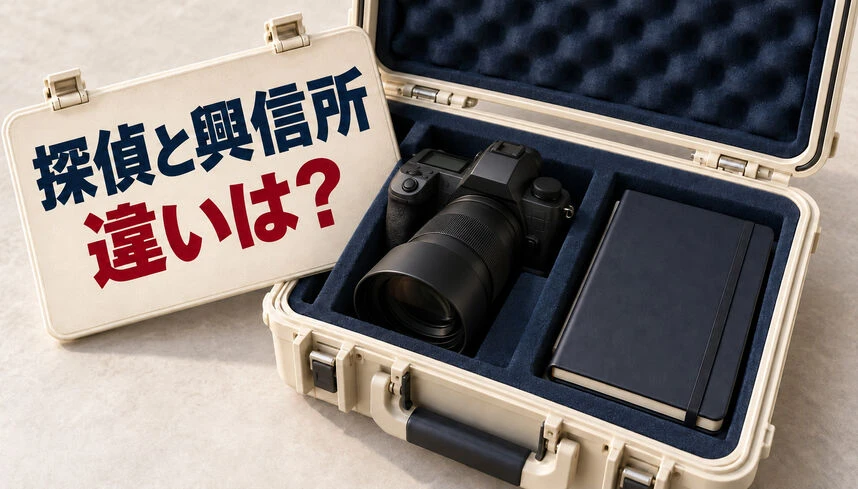 探偵と興信所の違いは？依頼先を選ぶための質問例