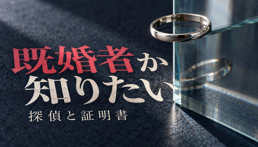 既婚者か調べるには？独身証明書と探偵調査の役割・限界