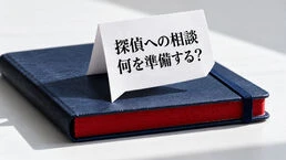 探偵に相談する前に何を準備する？手元の情報で作る相談メモ
