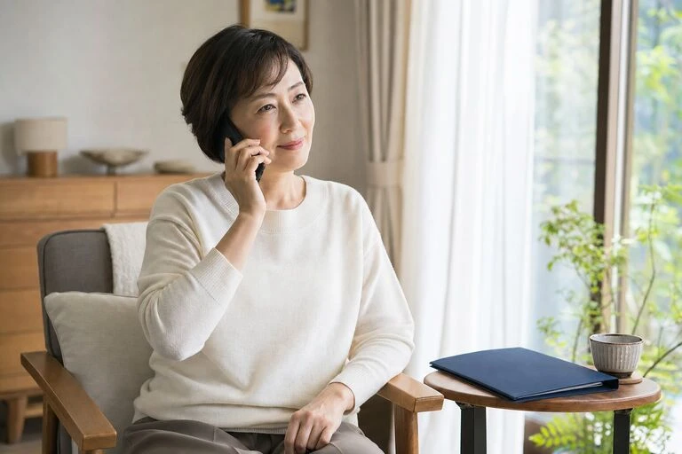 調査結果と今後の選択肢をご説明する様子