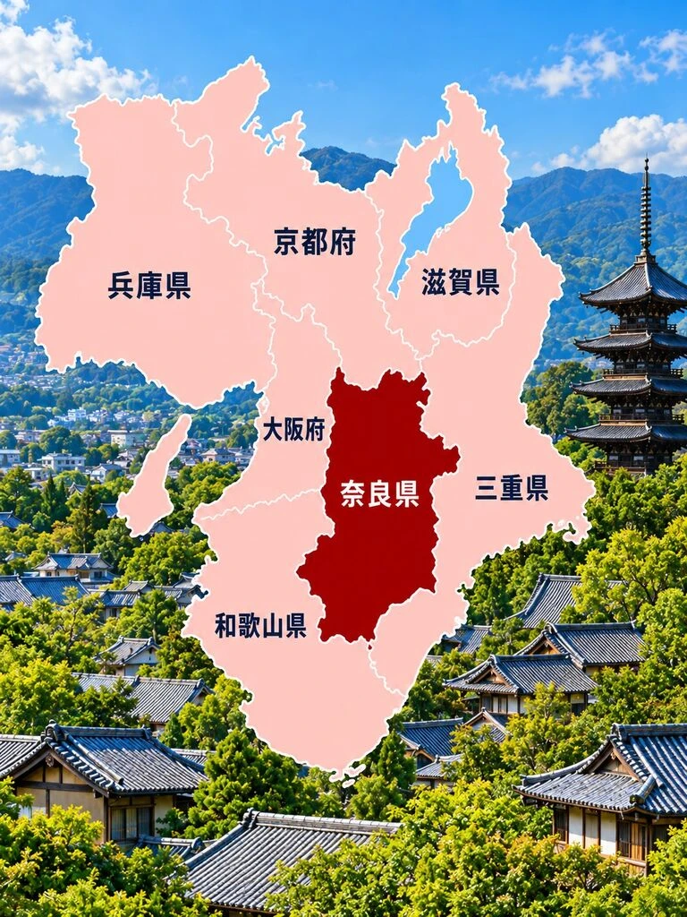 近畿エリアの対応地域を示す地図イメージ